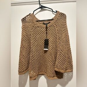 BCBGMaxAzria Medium KARA batwing dolman sleeve, size M camel NWT